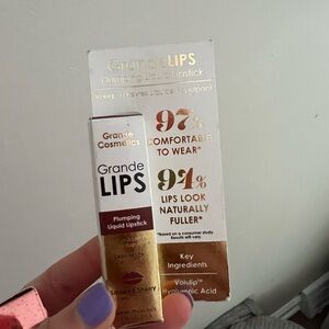 NWT Grande Lips mini Smoked Sherry Plumping Liquid Lipstick